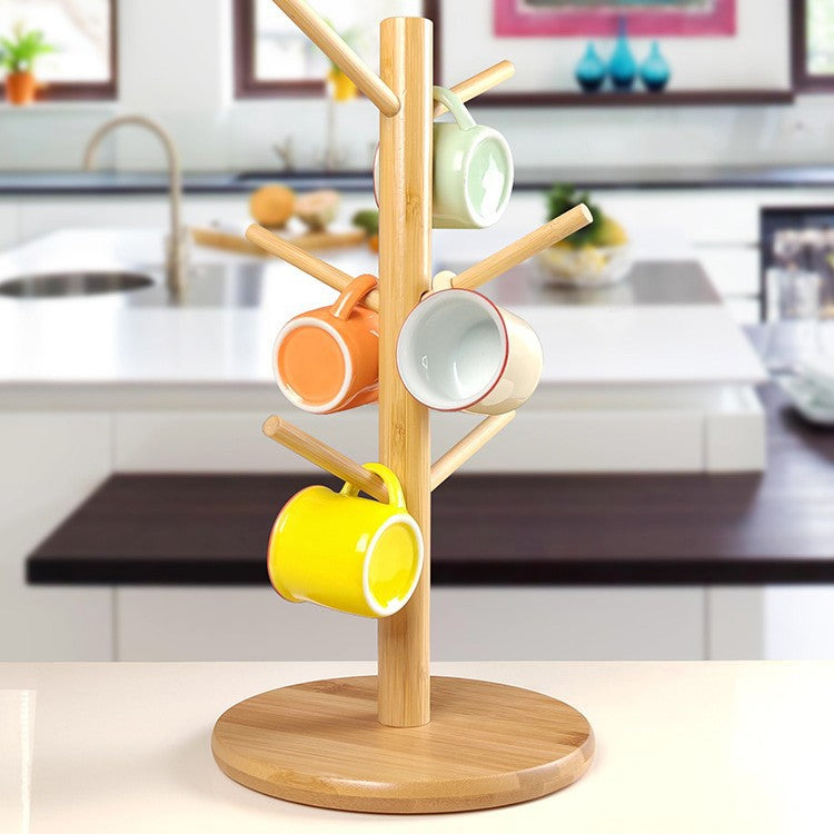 Bamboo Mug & Desk Cup Stand