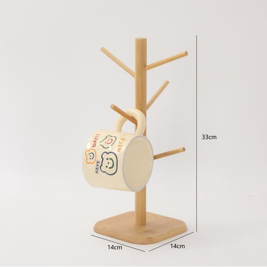 Bamboo Mug & Desk Cup Stand