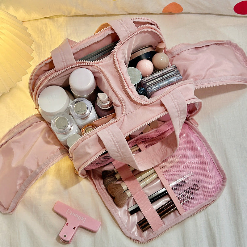 Multi-Compartment Travel Makeup & Toiletry Organiser