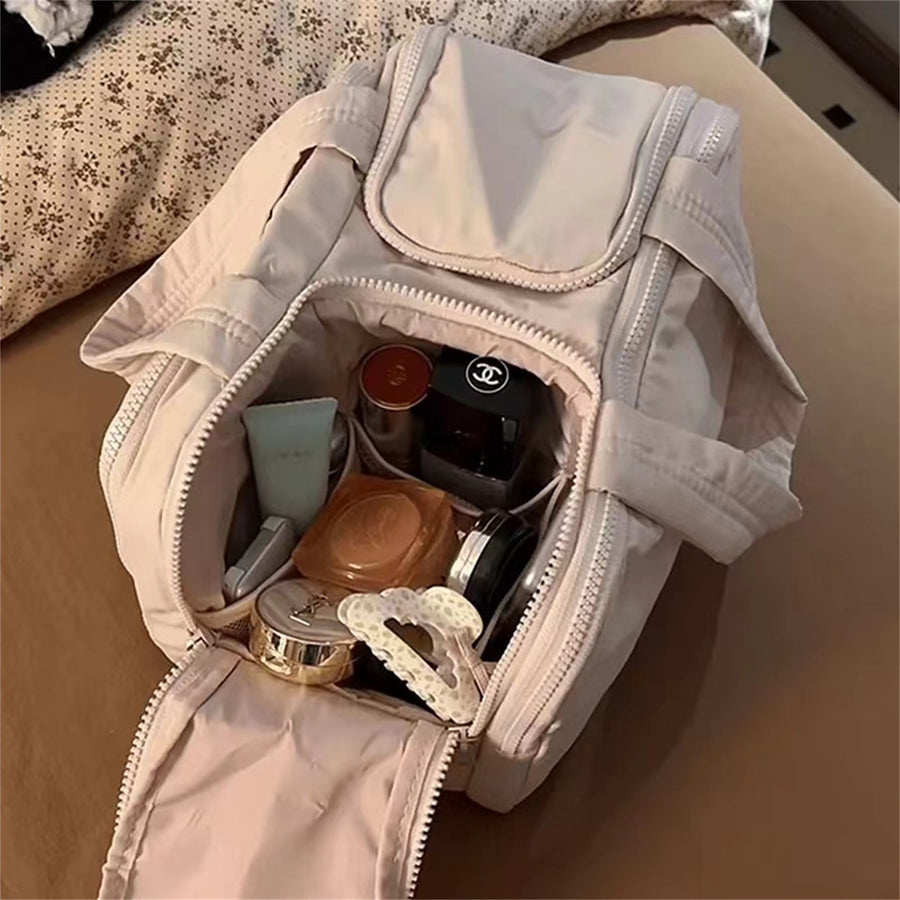 Multi-Compartment Travel Makeup & Toiletry Organiser