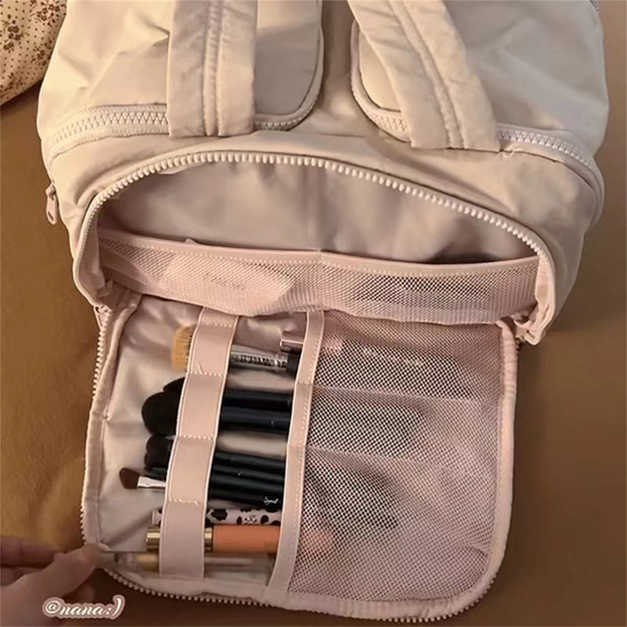 Multi-Compartment Travel Makeup & Toiletry Organiser