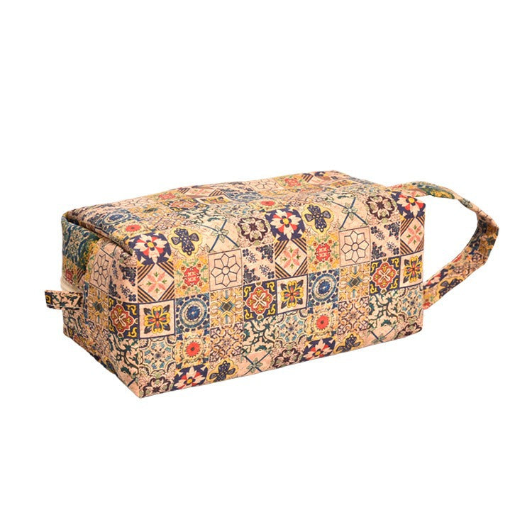 Cork Travel Makeup & Jewellery Pouch
