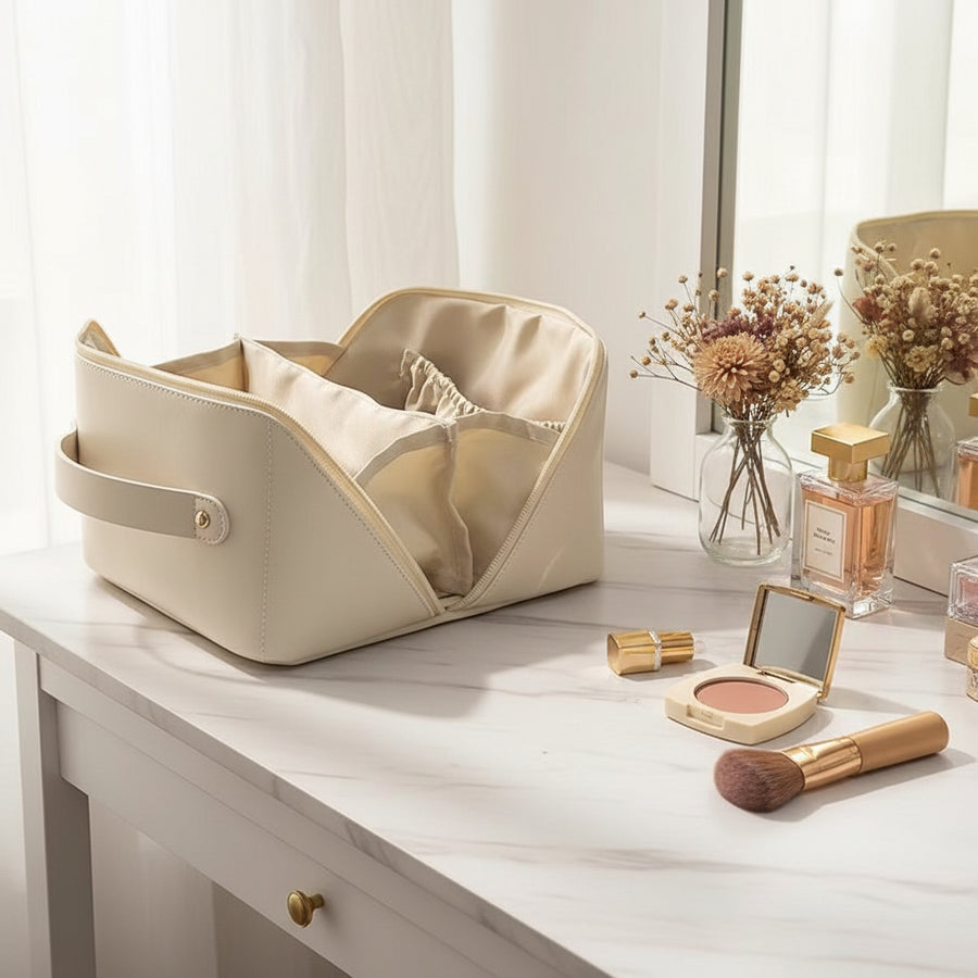 PU Travel Makeup Satchel
