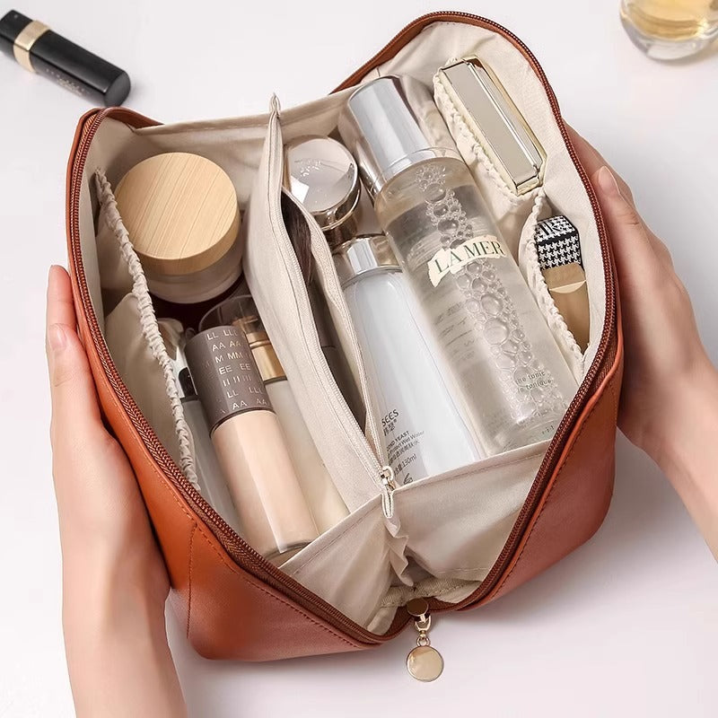 PU Travel Makeup Satchel