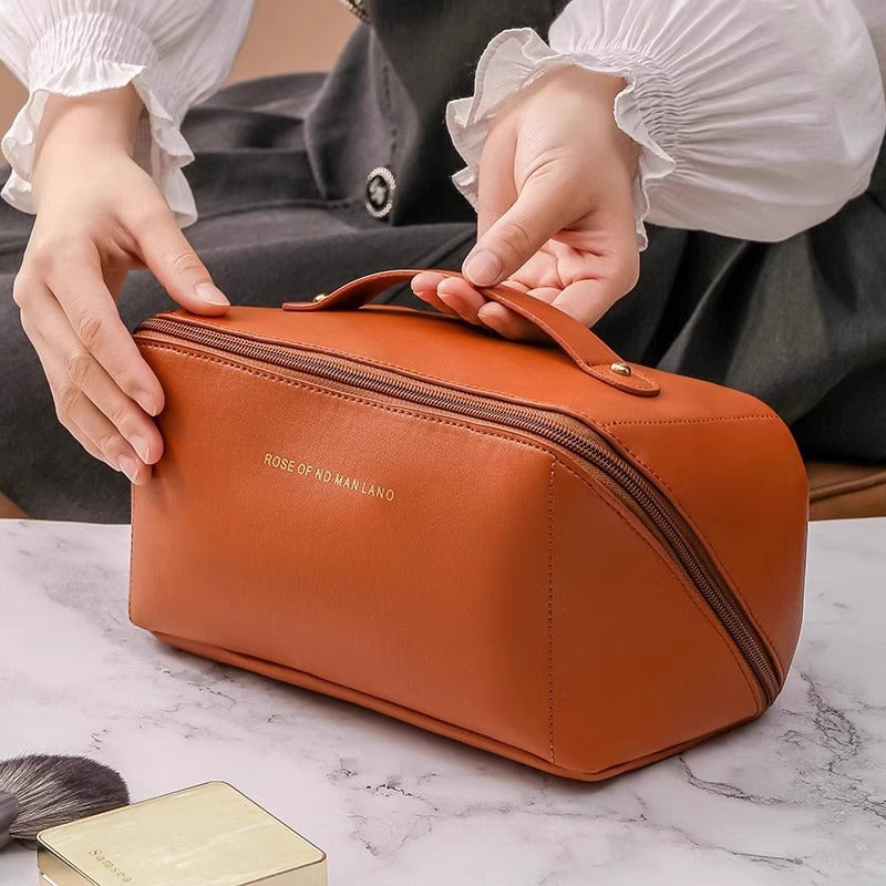 PU Travel Makeup Satchel
