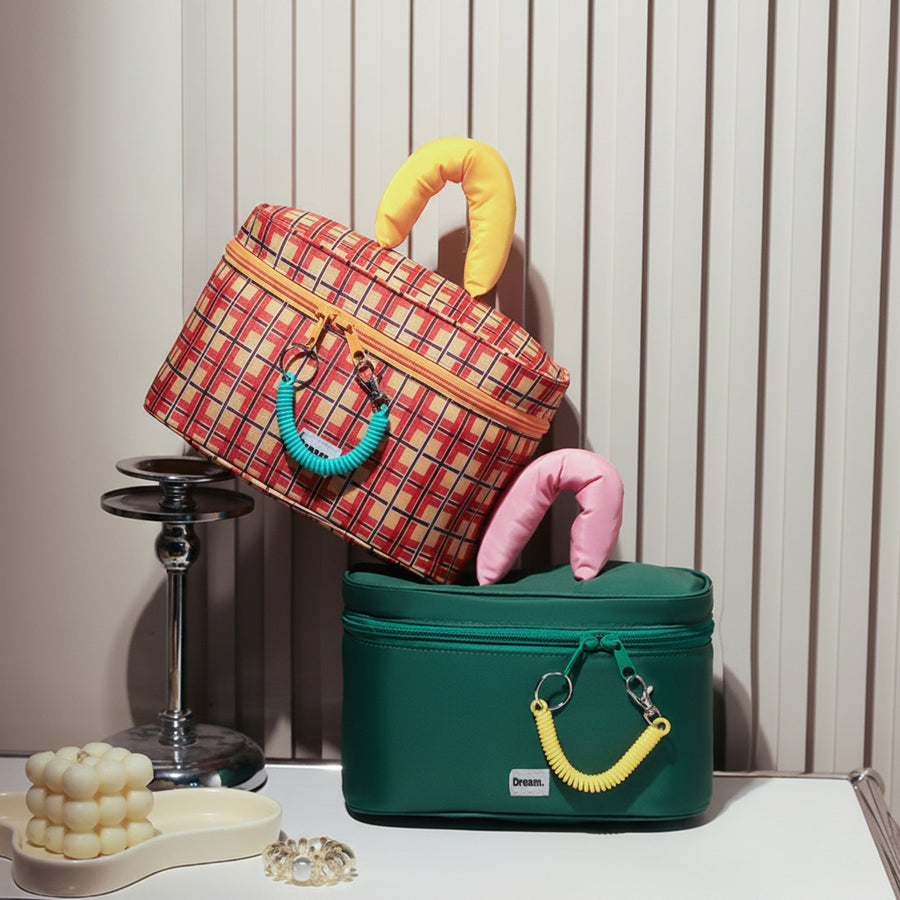 Lightweight House-Shape Toiletry Pouch