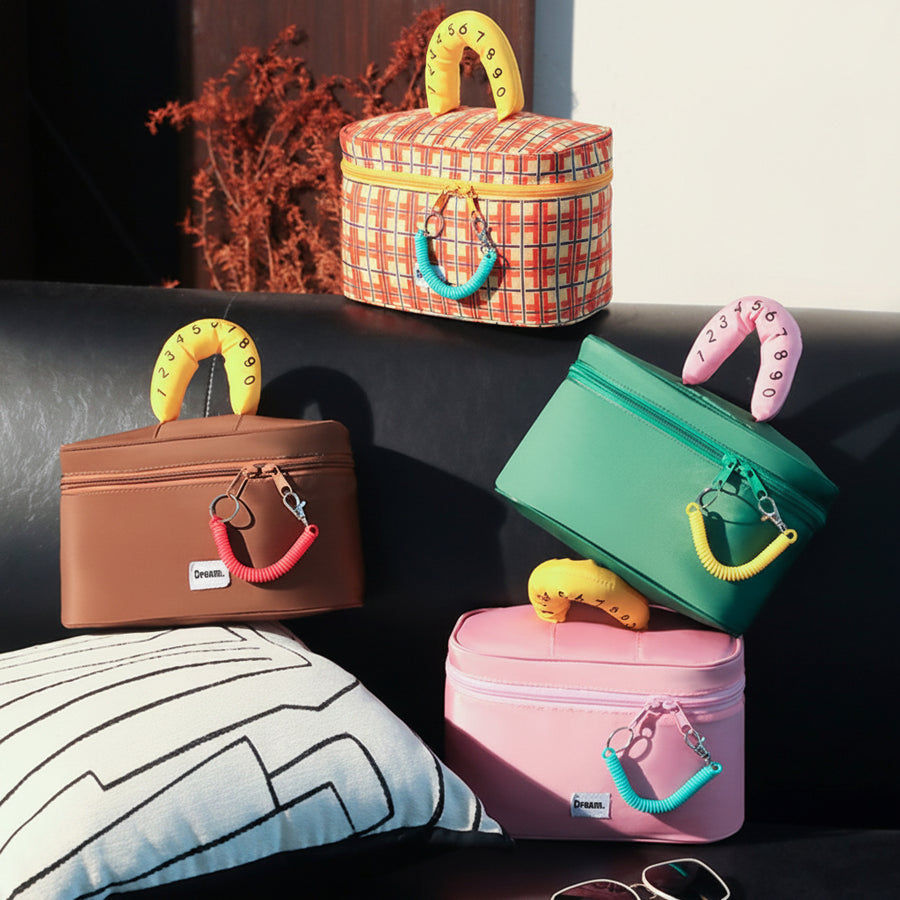 Lightweight House-Shape Toiletry Pouch