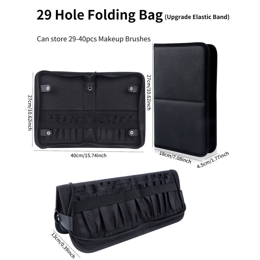 Foldable Makeup Brush Artist Case