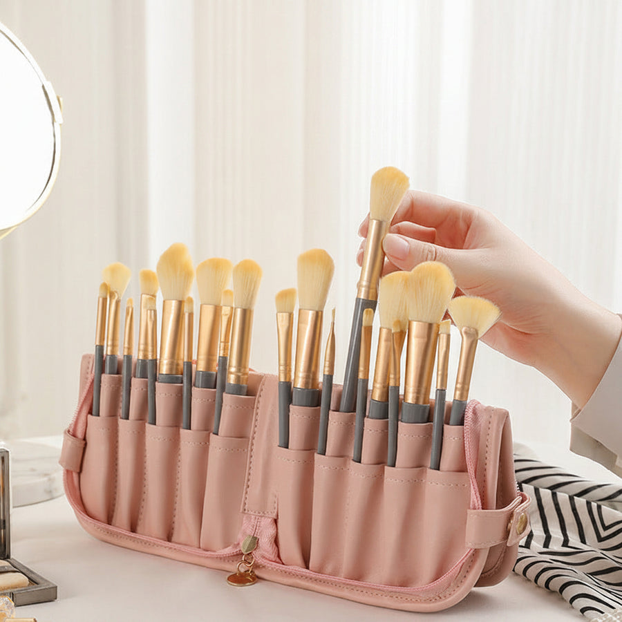 Standing Travel Makeup Brush Organiser