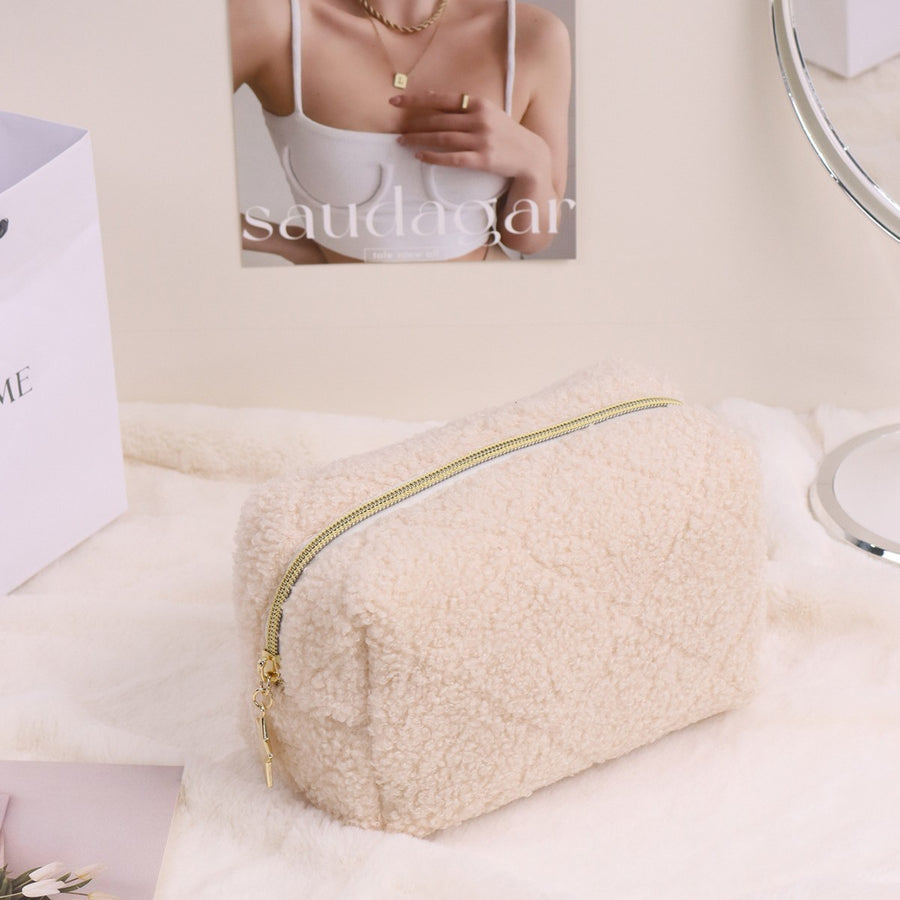 Soft Plush Everyday Cosmetic Pouch