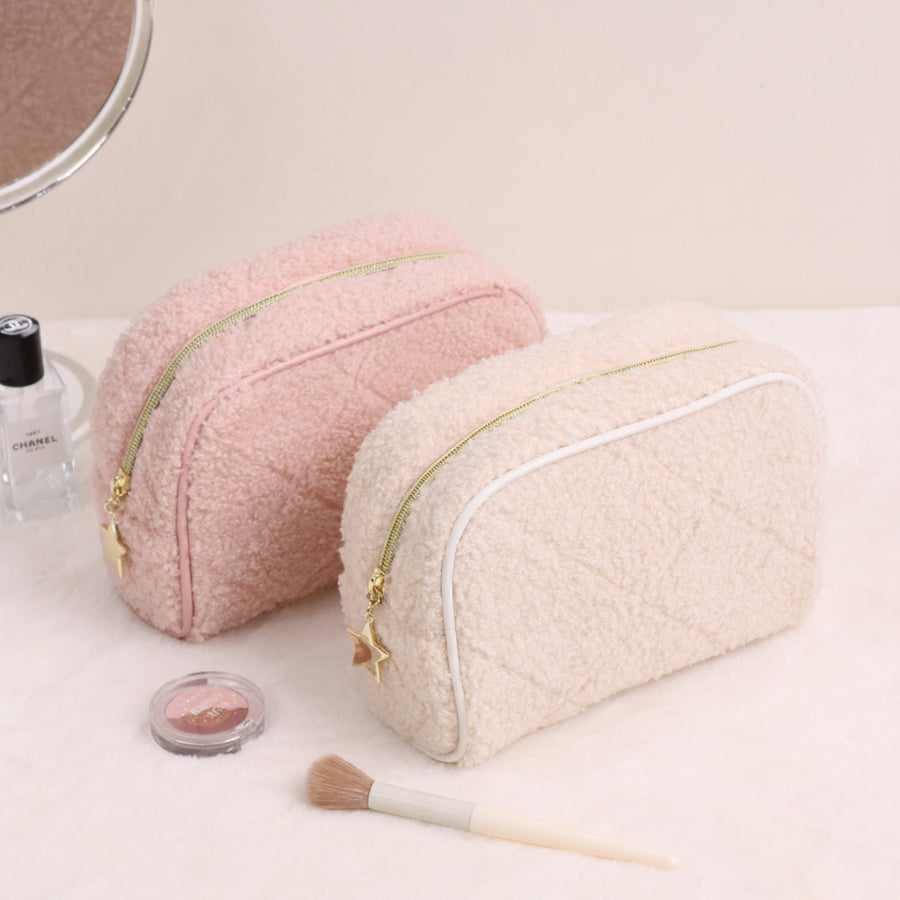 Soft Plush Everyday Cosmetic Pouch
