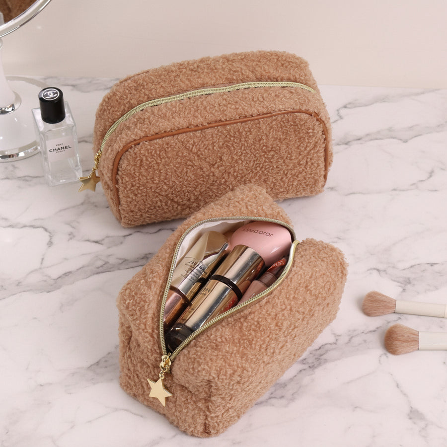 Soft Plush Everyday Cosmetic Pouch