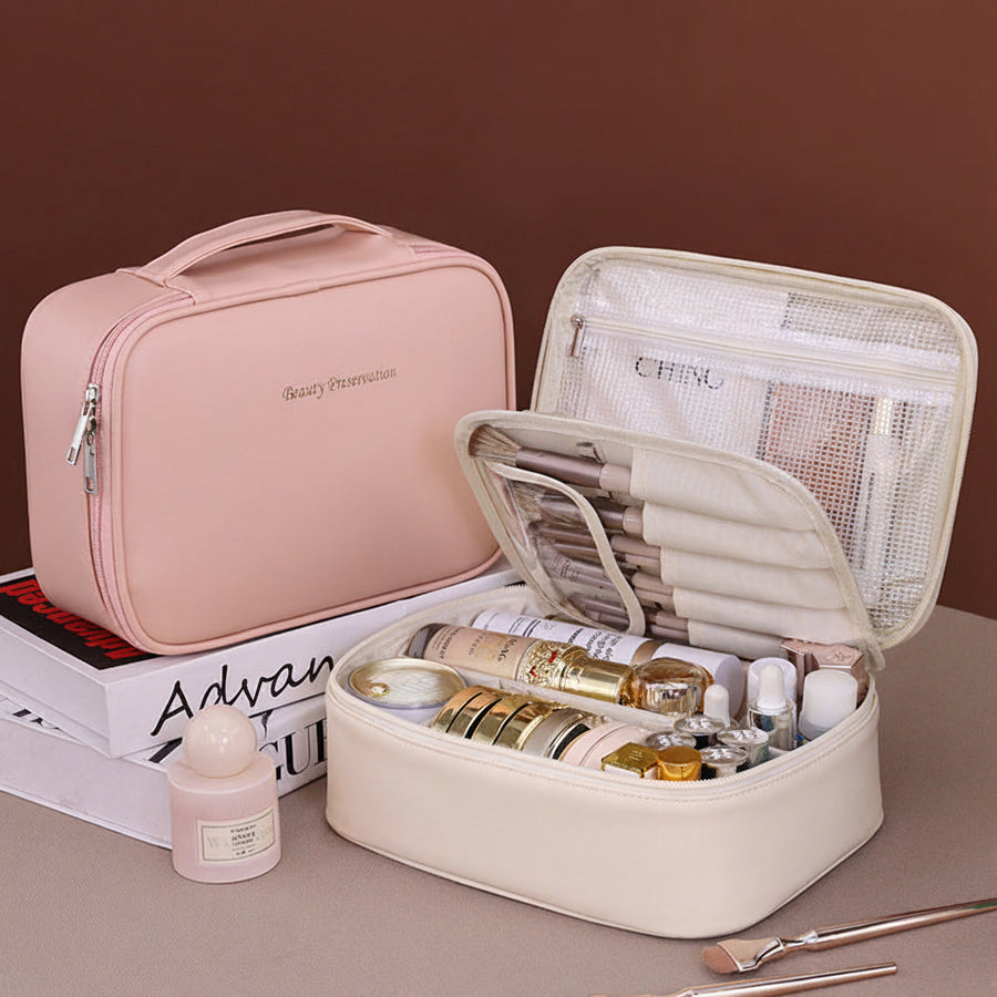 Partitioned Travel Toiletry & Wash Bag