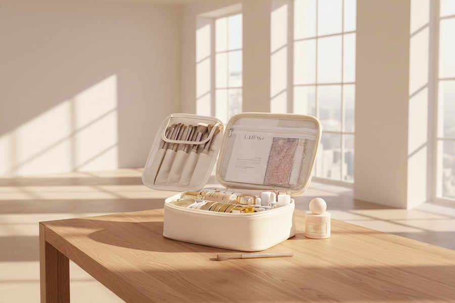 Partitioned Travel Toiletry & Wash Bag