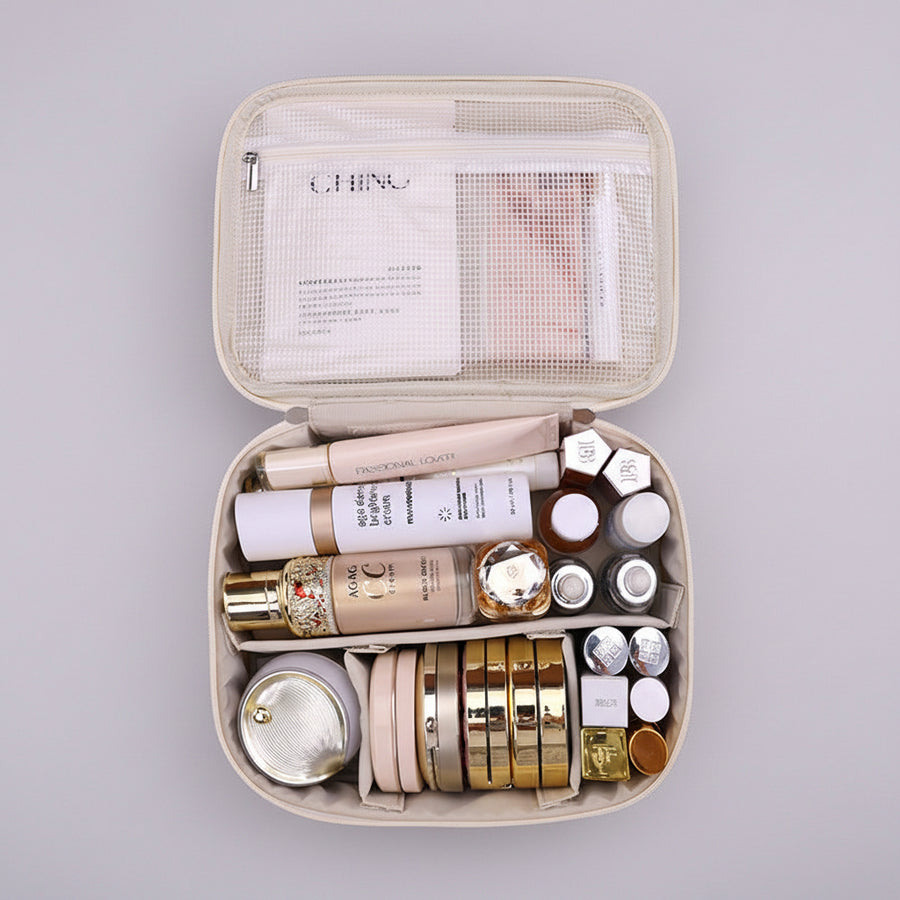 Partitioned Travel Toiletry & Wash Bag