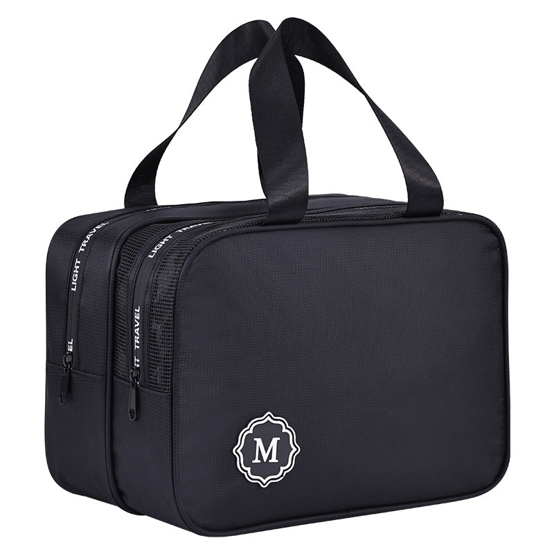 Dry-Wet Separation Travel Toiletry Bag – Double-Layer Organiser
