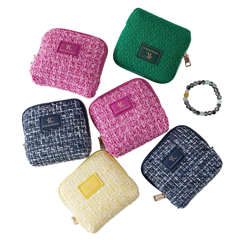 Multi-Use Travel Jewellery & Cosmetics Pouch – Zip Handbag Organiser
