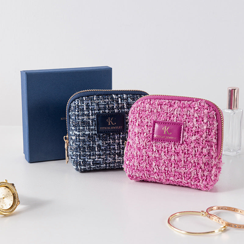 Multi-Use Travel Jewellery & Cosmetics Pouch – Zip Handbag Organiser