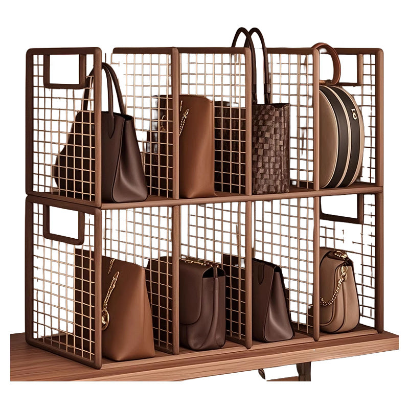 Wardrobe Bag Storage Rack – No-Drill Iron Organiser for Handbags & Clutches