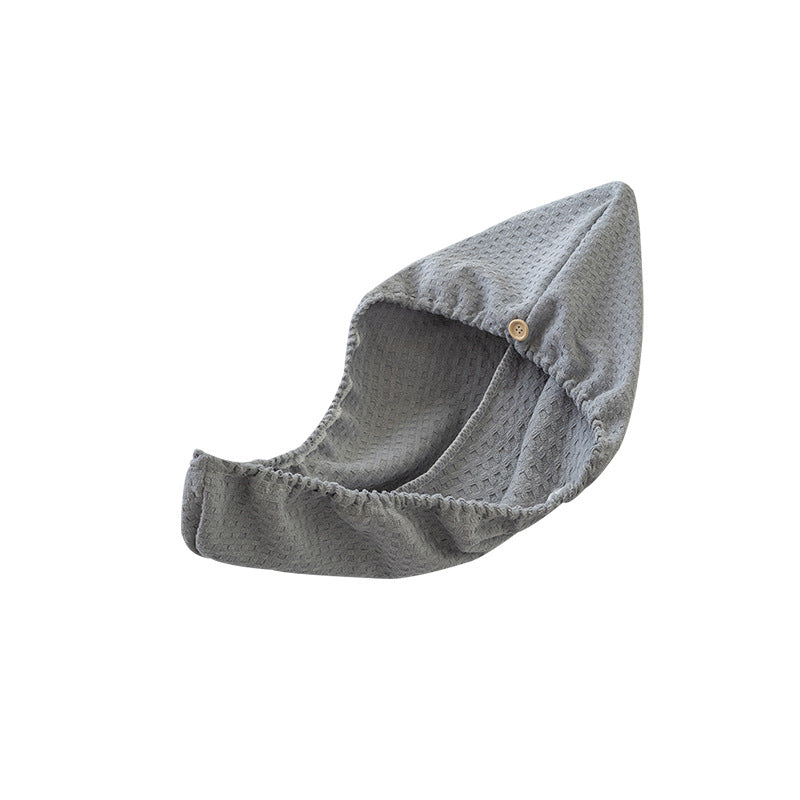 Waffle Microfibre Hair Towel Cap – Super Absorbent, Quick-Dry, 25×65cm