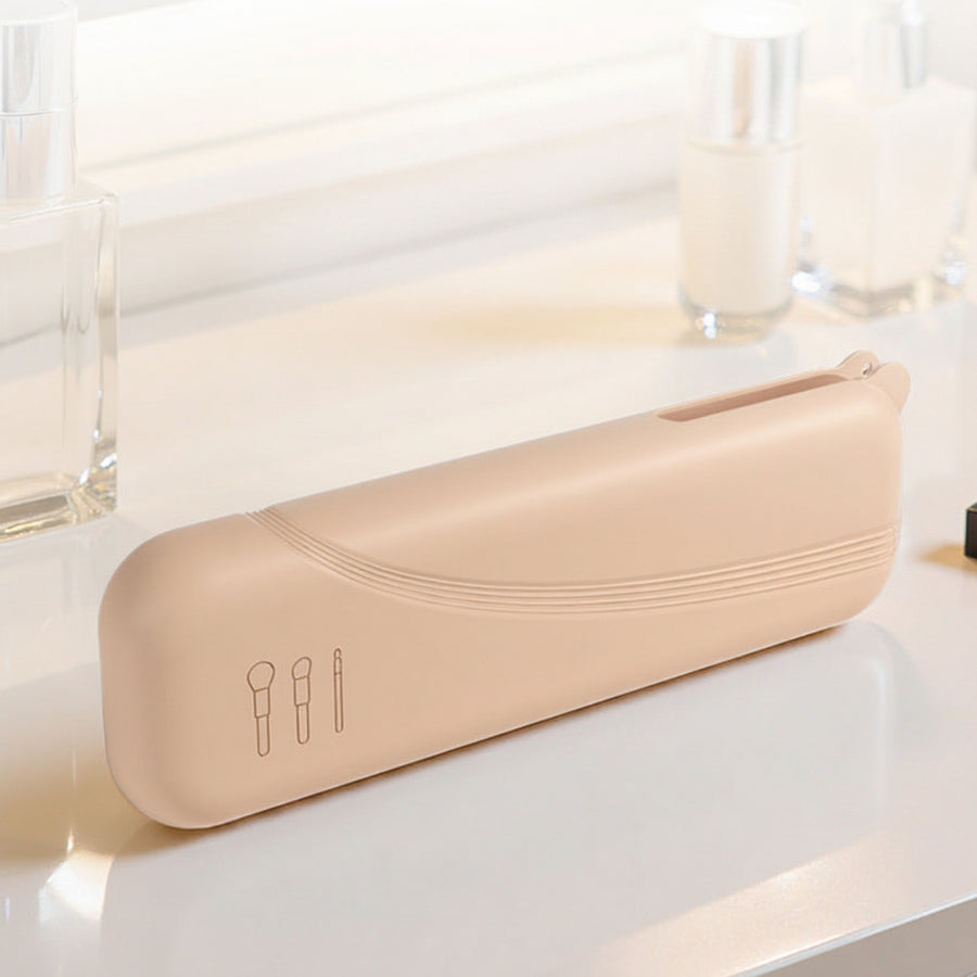 Silicone Makeup Brush Bag – Waterproof, Dustproof, Travel-Ready