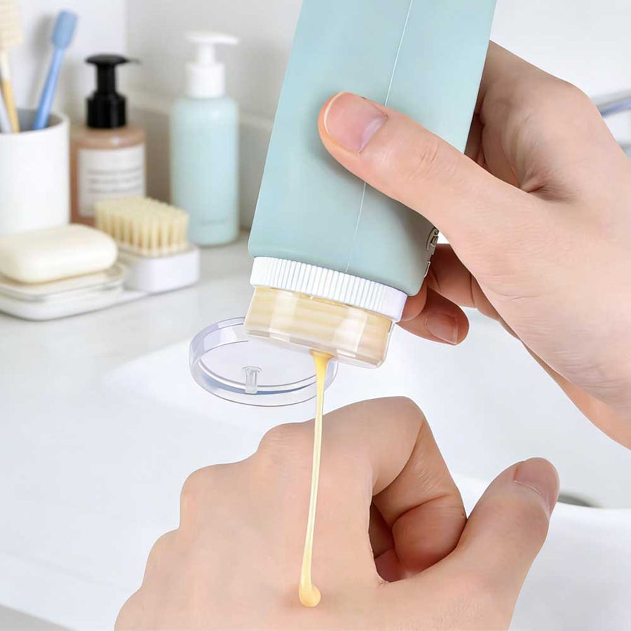 Silicone Refillable Travel Bottles – Sub-100ml, Food-Grade, Set or Single