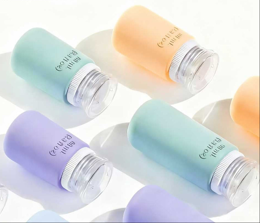 Silicone Refillable Travel Bottles – Sub-100ml, Food-Grade, Set or Single