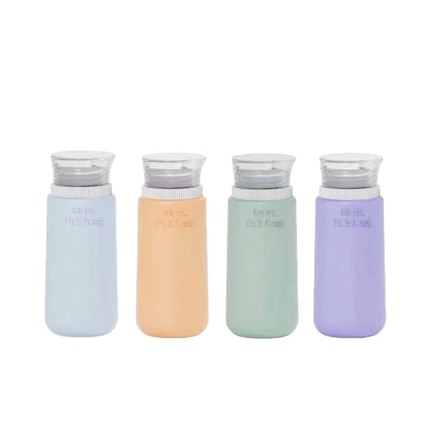Silicone Refillable Travel Bottles – Sub-100ml, Food-Grade, Set or Single