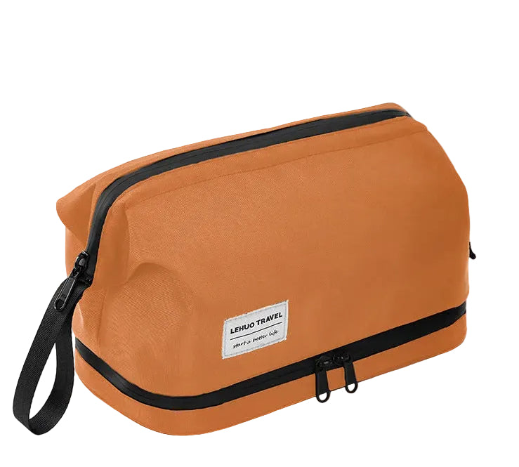 Compact Toiletry Bag — Dry & Wet Separation