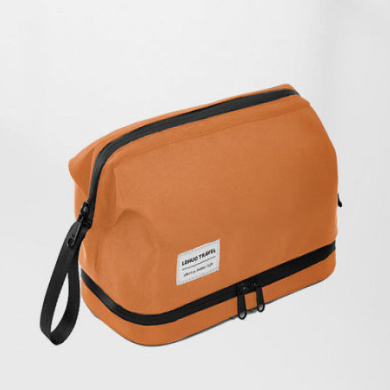 Compact Toiletry Bag — Dry & Wet Separation