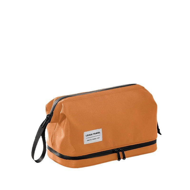 Compact Toiletry Bag — Dry & Wet Separation