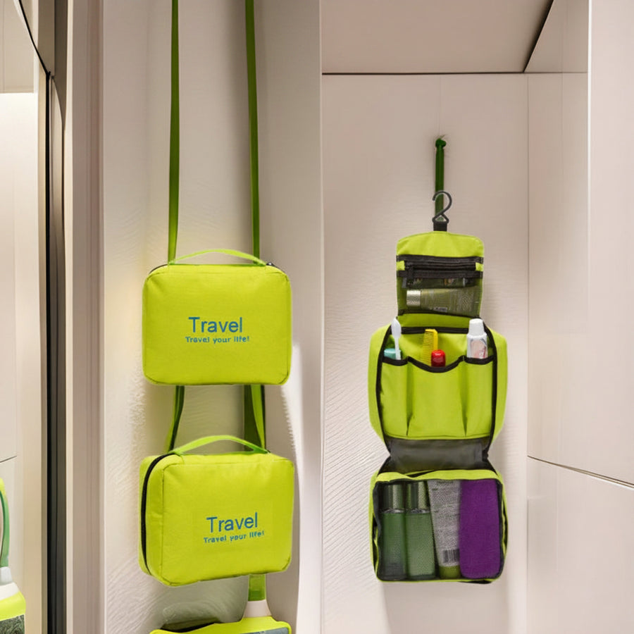 Hanging Travel Wash Bag — Hotel & Holiday Organiser