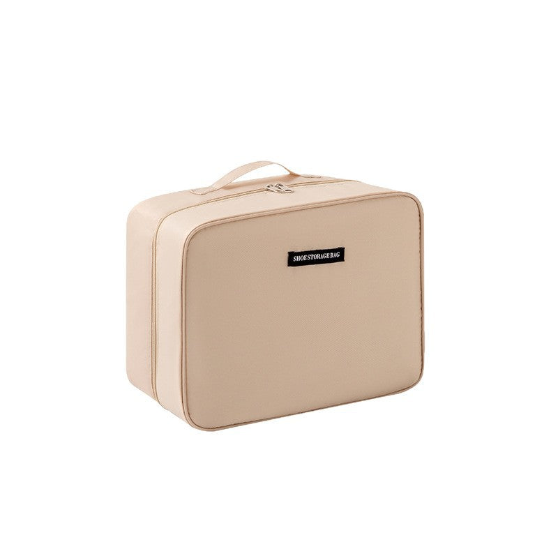 Folding Travel Shoe Bag — Double Layer, Two Pairs
