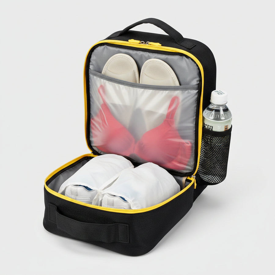 Travel Shoe Organiser — 3-Layer, Multiple Pairs