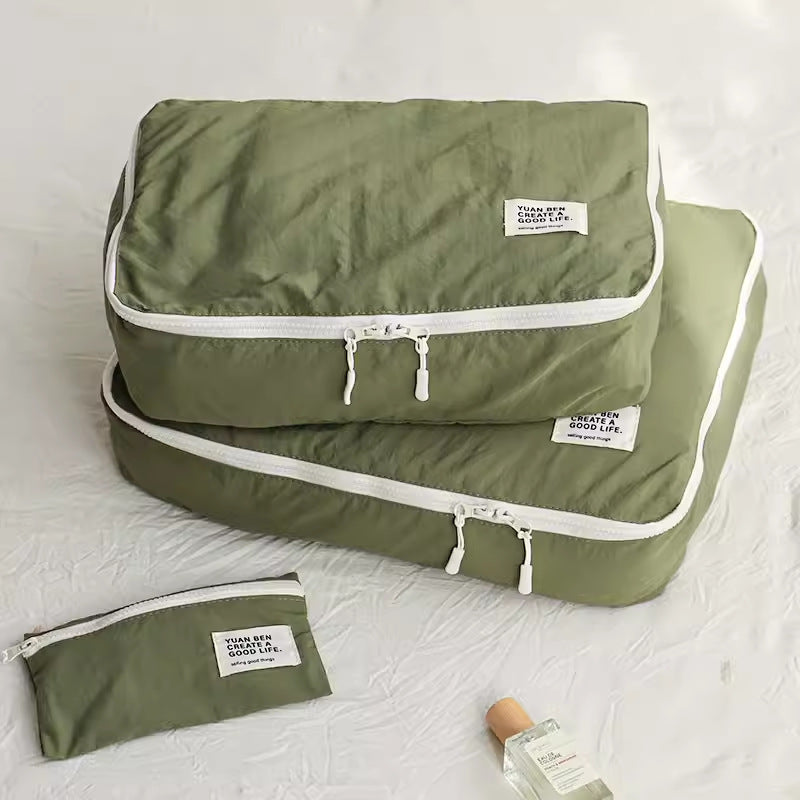 Travel Pouch Set 4Pcs — Coordinated Packing Organisers