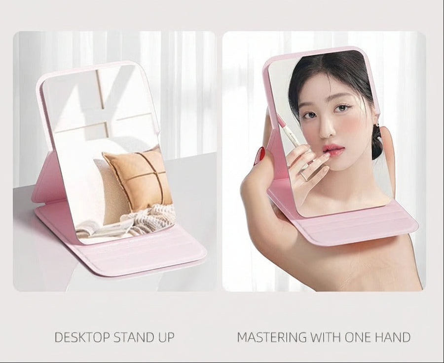 Compact Travel Mirror — Foldable Everyday Mirror