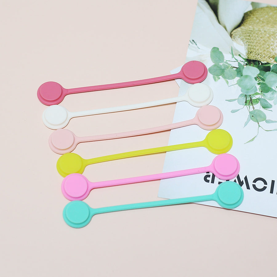 Silicone Cable Ties — Reusable Cable Organiser for Desk & Bag