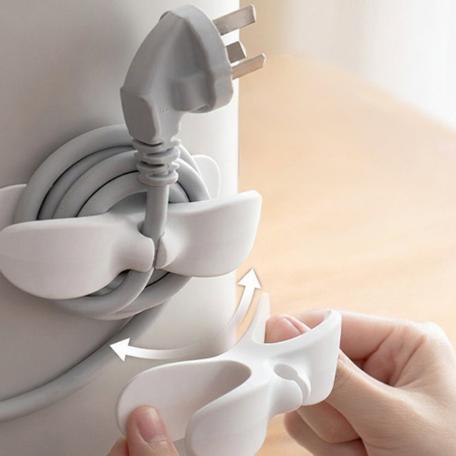 Cable Winder Clips — Power Cord & Desk Cable Manager
