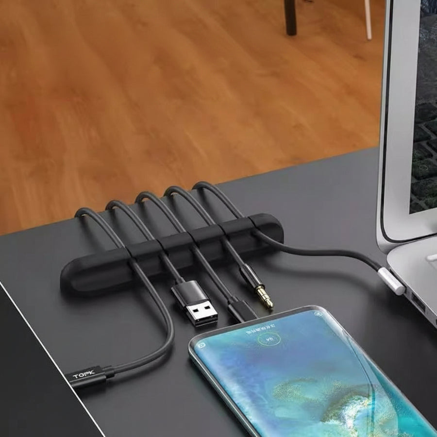 Desk Cable Holder — Keep Charging Cables Within Reach
