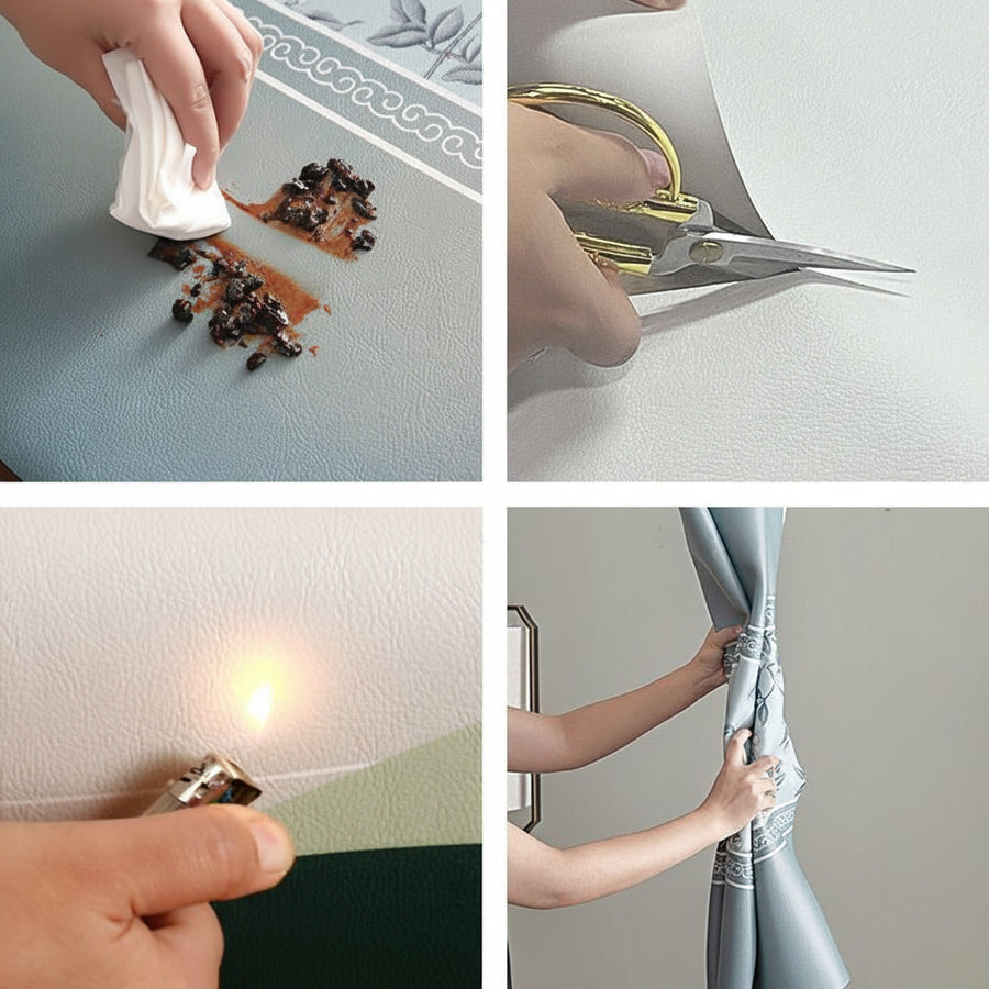 Wabi-Sabi Desk & Table Mat — Textured Silicone Surface Protector