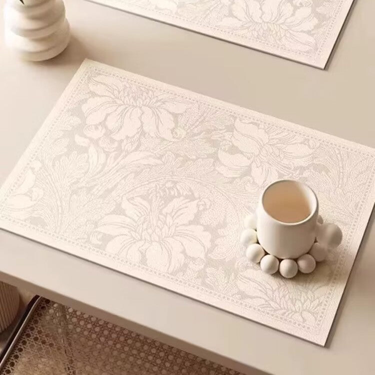 PU Leather Placemats — Waterproof Dining & Desk Surface Mats