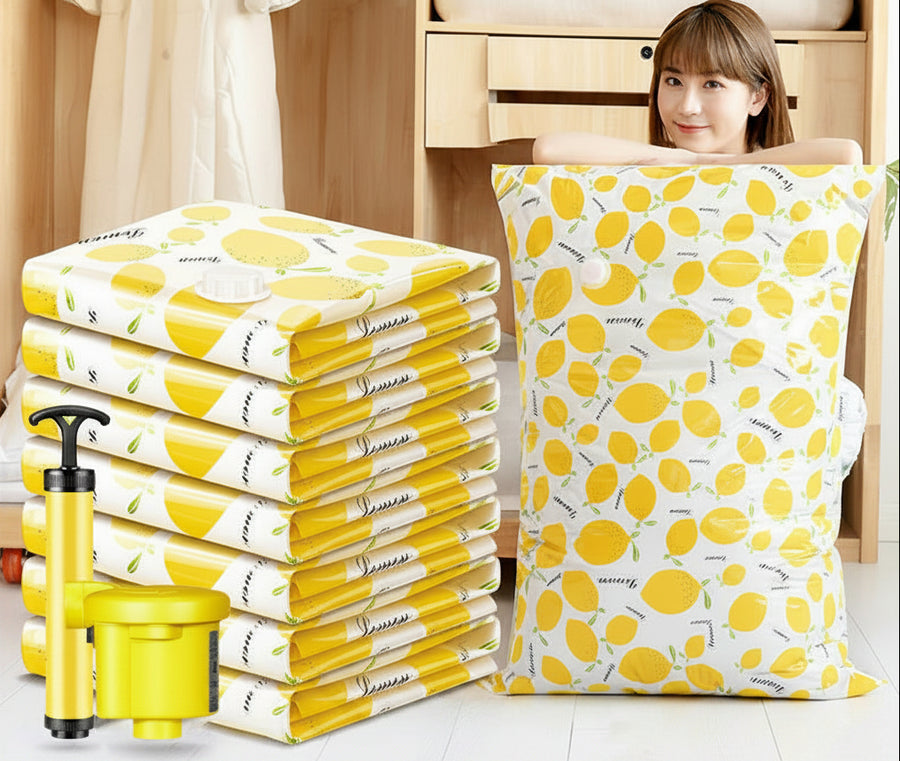Vacuum Compression Bags — Space-Saving Storage for Clothes & Bedding