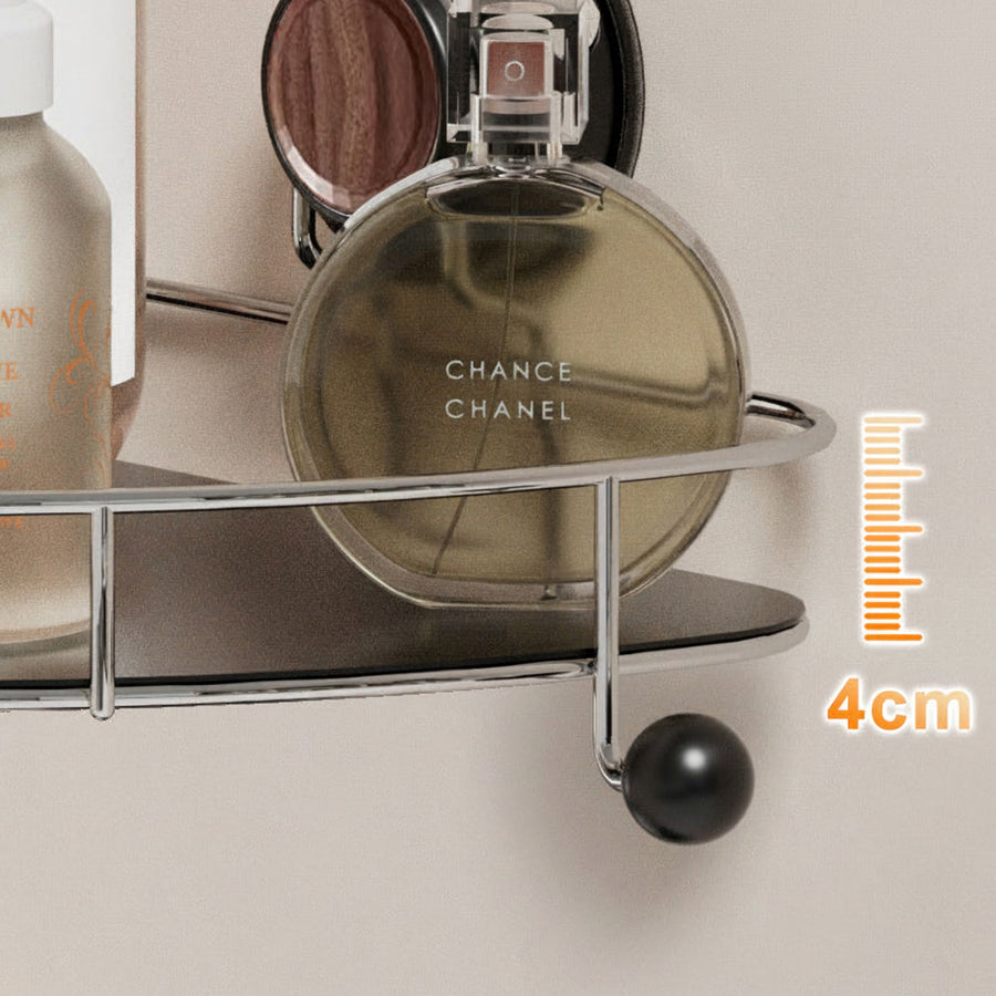 Suction Cup Corner Basket — No-Drill Bathroom & Shower Organiser