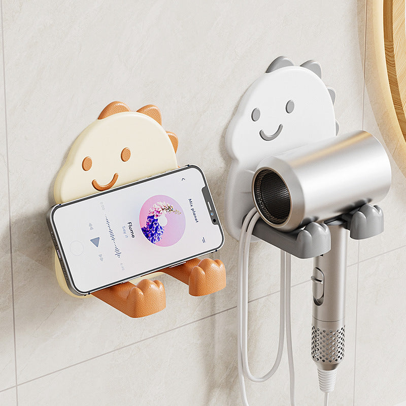 Hair Dryer Wall Mount — No-Drill Bathroom Storage Holder