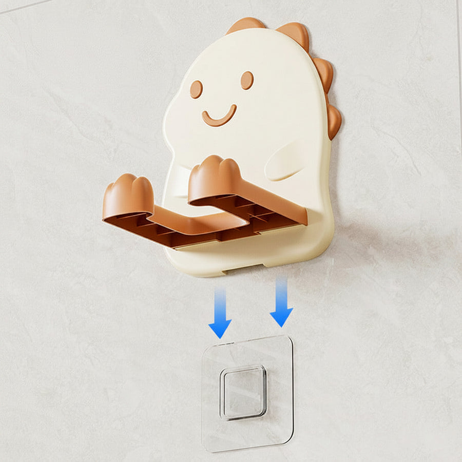 Hair Dryer Wall Mount — No-Drill Bathroom Storage Holder