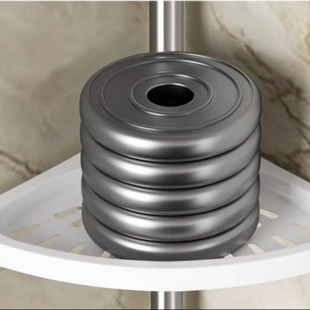 Telescopic Bathroom Storage Rack — No-Drill Floor-to-Ceiling Organiser