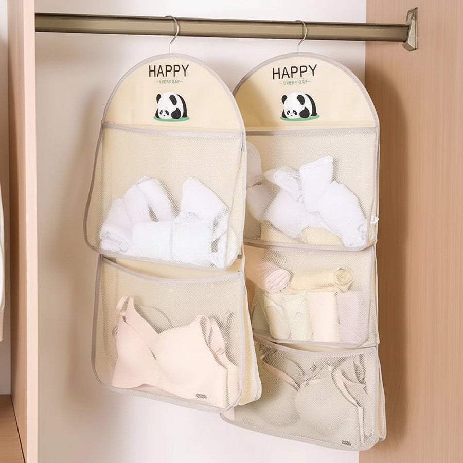 Hanging Sock Organiser — Door & Wardrobe Storage Bag