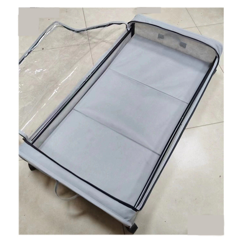 Under-Bed Storage Box with Wheels — Dust-Proof Clothes & Shoes Organiser