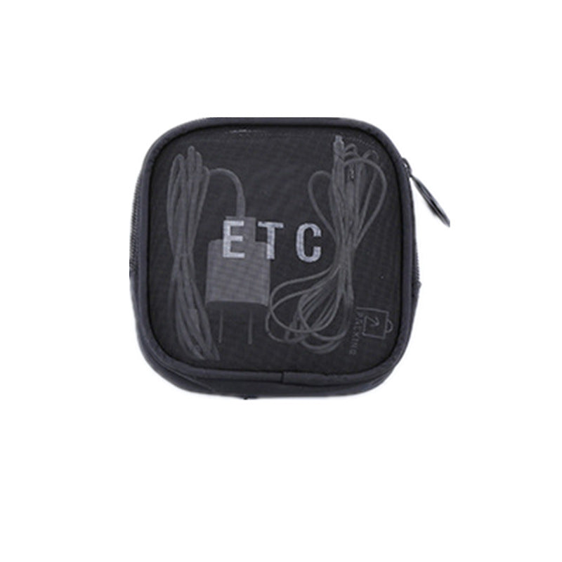 Nylon Mesh Organiser Pouch — Breathable Cosmetics, Tech & Travel Bag