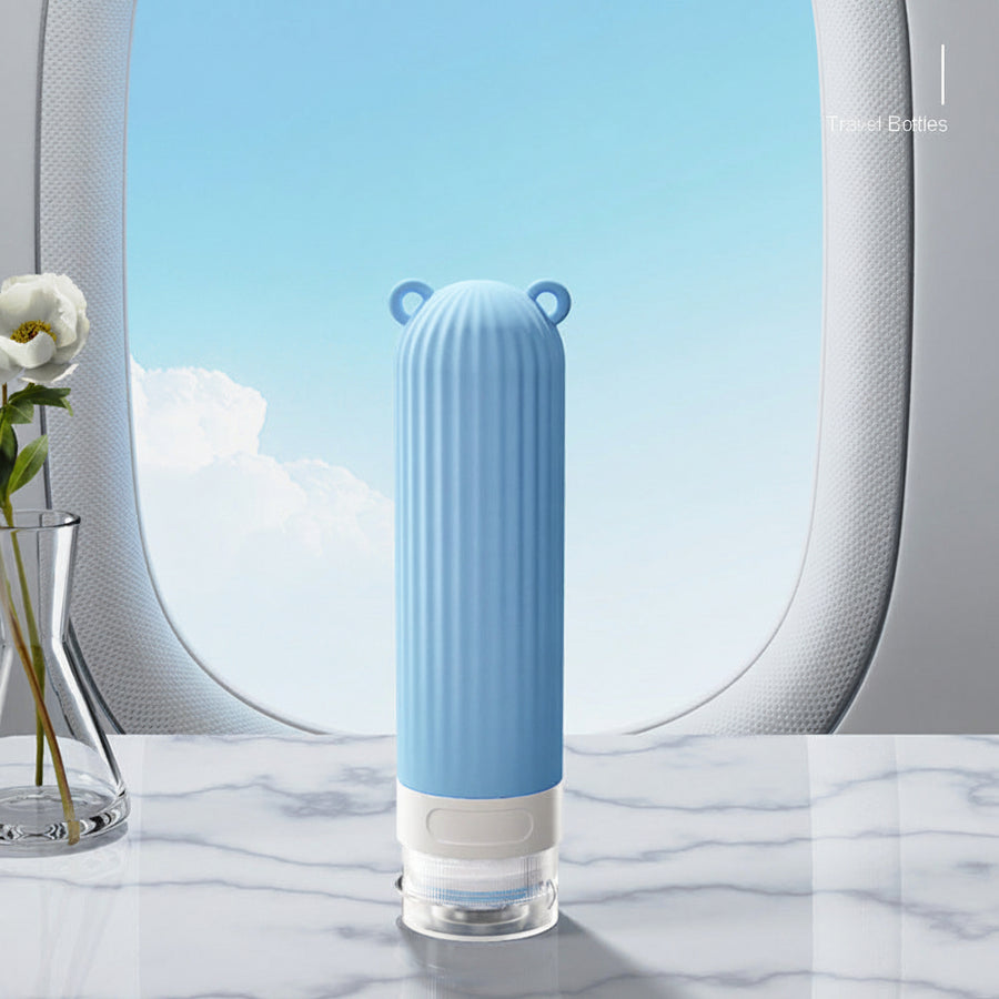 Travel Refillable Bottle Set — Silicone Squeeze Bottles for Toiletries & Skincare